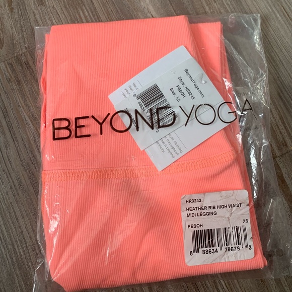Beyond yoga Heather Rib High Waist Midi Legging pesoh - Picture 5 of 6